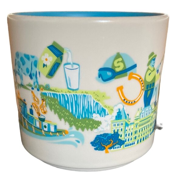 Brand New Starbucks Discovery New York Coffee Mug Albany Lakes Fishing Statue - Picture 4 of 7